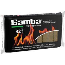 PASTILLAS SAMBA ECOLOGICAS (32UDS) FUEGO